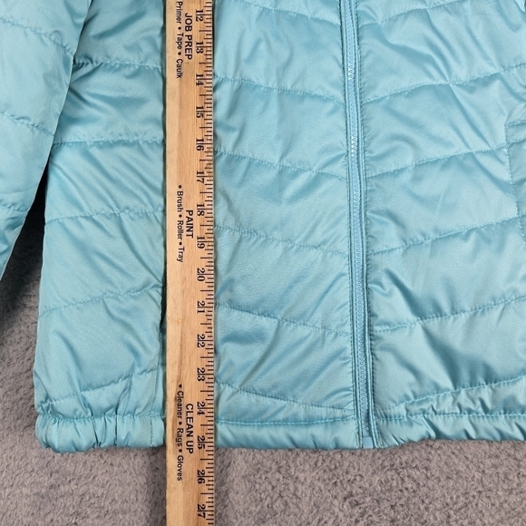 Gerry Jacket Womans Size L Green Fleece Lined Hooded Long Sleeve Insulated Coat - Picture 11 of 16